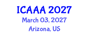 International Conference on Applied Aerodynamics and Aeromechanics (ICAAA) March 03, 2027 - Arizona, United States