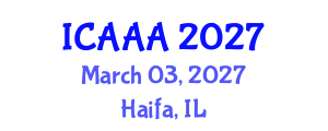 International Conference on Applied Aerodynamics and Aeromechanics (ICAAA) March 03, 2027 - Haifa, Israel International Conference on Applied Aerodynamics and Aeromechanics (ICAAA) March 03, 2027 - Haifa, Israel