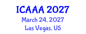 International Conference on Applied Aerodynamics and Aeromechanics (ICAAA) March 24, 2027 - Las Vegas, United States International Conference on Applied Aerodynamics and Aeromechanics (ICAAA) March 24, 2027 - Las Vegas, United States