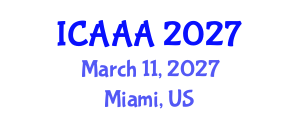 International Conference on Applied Aerodynamics and Aeromechanics (ICAAA) March 11, 2027 - Miami, United States International Conference on Applied Aerodynamics and Aeromechanics (ICAAA) March 11, 2027 - Miami, United States