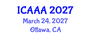 International Conference on Applied Aerodynamics and Aeromechanics (ICAAA) March 24, 2027 - Ottawa, Canada International Conference on Applied Aerodynamics and Aeromechanics (ICAAA) March 24, 2027 - Ottawa, Canada