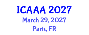 International Conference on Applied Aerodynamics and Aeromechanics (ICAAA) March 29, 2027 - Paris, France