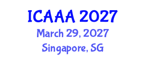 International Conference on Applied Aerodynamics and Aeromechanics (ICAAA) March 29, 2027 - Singapore, Singapore International Conference on Applied Aerodynamics and Aeromechanics (ICAAA) March 29, 2027 - Singapore, Singapore