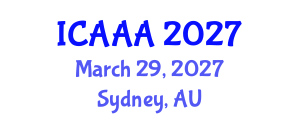 International Conference on Applied Aerodynamics and Aeromechanics (ICAAA) March 29, 2027 - Sydney, Australia