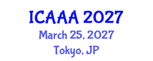 International Conference on Applied Aerodynamics and Aeromechanics (ICAAA) March 25, 2027 - Tokyo, Japan International Conference on Applied Aerodynamics and Aeromechanics (ICAAA) March 25, 2027 - Tokyo, Japan
