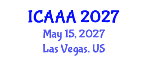 International Conference on Applied Aerodynamics and Aeromechanics (ICAAA) May 15, 2027 - Las Vegas, United States International Conference on Applied Aerodynamics and Aeromechanics (ICAAA) May 15, 2027 - Las Vegas, United States