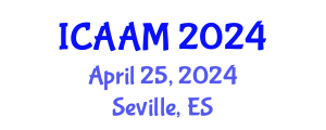 International Conference on Applied Analysis for Materials (ICAAM) April 25, 2024 - Seville, Spain