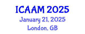 International Conference on Applied Analysis for Materials (ICAAM) January 21, 2025 - London, United Kingdom