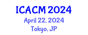 International Conference on Applied and Computational Mathematics (ICACM) April 22, 2024 - Tokyo, Japan