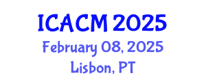 International Conference on Applied and Computational Mathematics (ICACM) February 08, 2025 - Lisbon, Portugal