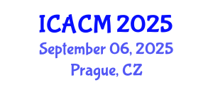 International Conference on Applied and Computational Mathematics (ICACM) September 06, 2025 - Prague, Czechia