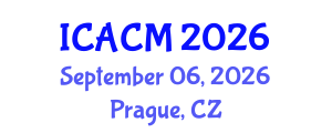 International Conference on Applied and Computational Mathematics (ICACM) September 06, 2026 - Prague, Czechia