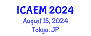 International Conference on Applied and Engineering Mathematics (ICAEM) August 15, 2024 - Tokyo, Japan