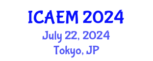 International Conference on Applied and Engineering Mathematics (ICAEM) July 22, 2024 - Tokyo, Japan