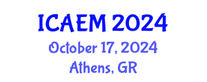 International Conference on Applied and Engineering Mathematics (ICAEM) October 17, 2024 - Athens, Greece