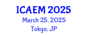 International Conference on Applied and Engineering Mathematics (ICAEM) March 25, 2025 - Tokyo, Japan