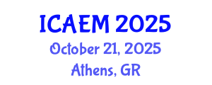 International Conference on Applied and Engineering Mathematics (ICAEM) October 21, 2025 - Athens, Greece