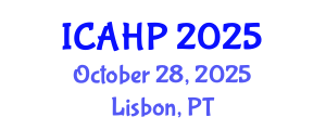 International Conference on Applied and Health Psychology (ICAHP) October 28, 2025 - Lisbon, Portugal