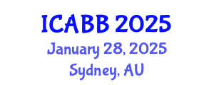 International Conference on Applied Biology and Biotechnology (ICABB) January 28, 2025 - Sydney, Australia