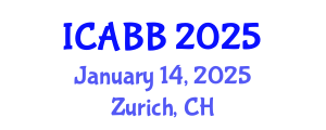 International Conference on Applied Biology and Biotechnology (ICABB) January 14, 2025 - Zurich, Switzerland
