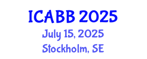 International Conference on Applied Biology and Biotechnology (ICABB) July 15, 2025 - Stockholm, Sweden