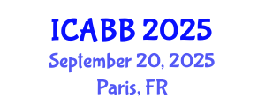 International Conference on Applied Biology and Biotechnology (ICABB) September 20, 2025 - Paris, France