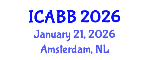 International Conference on Applied Biology and Biotechnology (ICABB) January 21, 2026 - Amsterdam, Netherlands