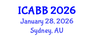 International Conference on Applied Biology and Biotechnology (ICABB) January 28, 2026 - Sydney, Australia