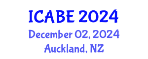 International Conference on Applied Biology and Ecology (ICABE) December 02, 2024 - Auckland, New Zealand