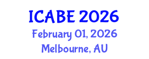 International Conference on Applied Biology and Ecology (ICABE) February 01, 2026 - Melbourne, Australia