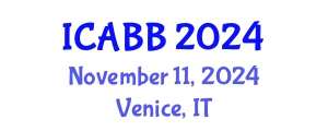 International Conference on Applied Biomaterials and Biomechanics (ICABB) November 11, 2024 - Venice, Italy