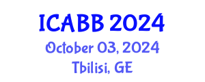 International Conference on Applied Biomaterials and Biomechanics (ICABB) October 03, 2024 - Tbilisi, Georgia