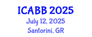 International Conference on Applied Biomaterials and Biomechanics (ICABB) July 12, 2025 - Santorini, Greece