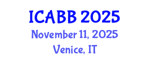 International Conference on Applied Biomaterials and Biomechanics (ICABB) November 11, 2025 - Venice, Italy