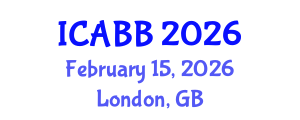 International Conference on Applied Biomaterials and Biomechanics (ICABB) February 15, 2026 - London, United Kingdom