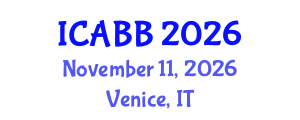 International Conference on Applied Biomaterials and Biomechanics (ICABB) November 11, 2026 - Venice, Italy