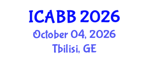 International Conference on Applied Biomaterials and Biomechanics (ICABB) October 04, 2026 - Tbilisi, Georgia