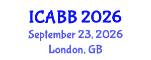 International Conference on Applied Biomaterials and Biomechanics (ICABB) September 23, 2026 - London, United Kingdom