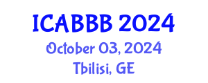 International Conference on Applied Bionics, Biophysics and Biomechanics (ICABBB) October 03, 2024 - Tbilisi, Georgia