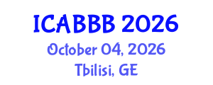 International Conference on Applied Bionics, Biophysics and Biomechanics (ICABBB) October 04, 2026 - Tbilisi, Georgia