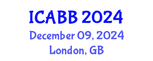 International Conference on Applied Bioscience and Biotechnology (ICABB) December 09, 2024 - London, United Kingdom