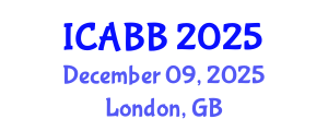 International Conference on Applied Bioscience and Biotechnology (ICABB) December 09, 2025 - London, United Kingdom