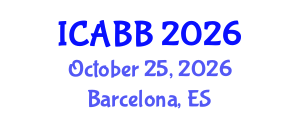 International Conference on Applied Bioscience and Biotechnology (ICABB) October 25, 2026 - Barcelona, Spain