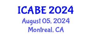 International Conference on Applied Business and Entrepreneurship (ICABE) August 05, 2024 - Montreal, Canada