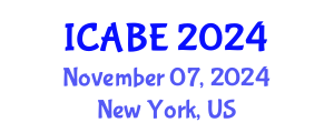 International Conference on Applied Business and Entrepreneurship (ICABE) November 07, 2024 - New York, United States