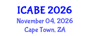 International Conference on Applied Business and Entrepreneurship (ICABE) November 04, 2026 - Cape Town, South Africa