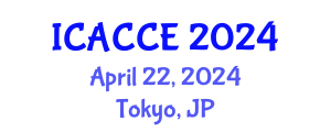 International Conference on Applied Chemistry and Chemical Engineering (ICACCE) April 22, 2024 - Tokyo, Japan