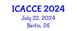 International Conference on Applied Chemistry and Chemical Engineering (ICACCE) July 22, 2024 - Berlin, Germany