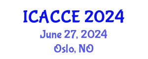 International Conference on Applied Chemistry and Chemical Engineering (ICACCE) June 27, 2024 - Oslo, Norway
