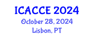 International Conference on Applied Chemistry and Chemical Engineering (ICACCE) October 28, 2024 - Lisbon, Portugal